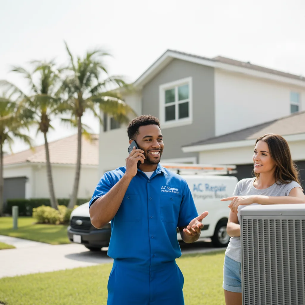 AC Repair Pompano Beach customer support in Sneads Ferry
